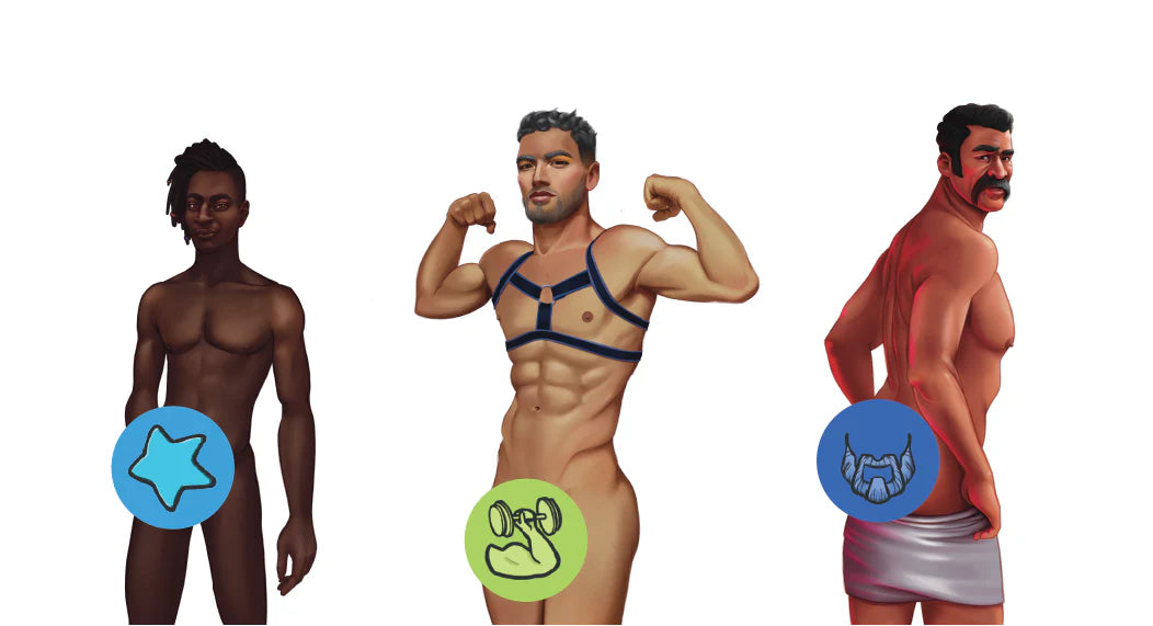 Gay Sauna: Expansion - Really NSFW Visitor Cards - v1