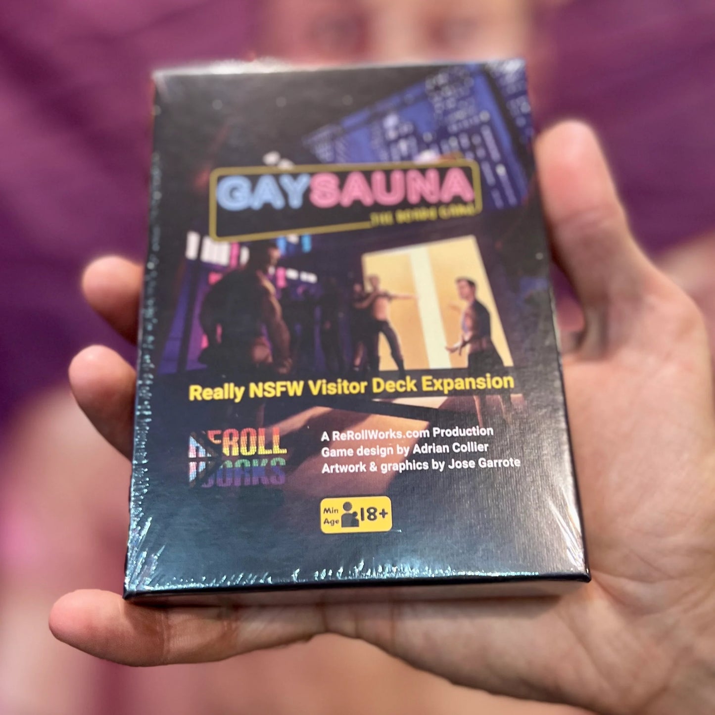 Gay Sauna Bundle: The Board Game + NSFW Visitor Cards