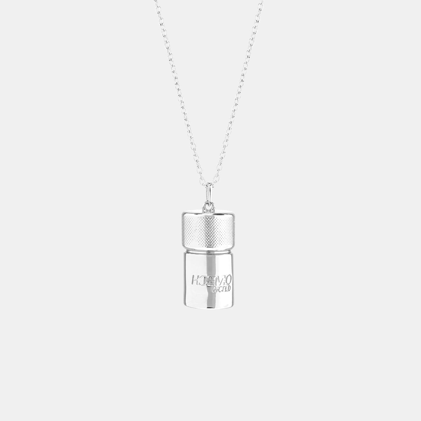 Poppers Pendant Necklace - Silver