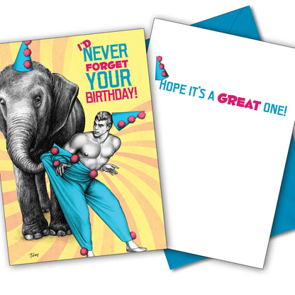 Greeting Card - Tom of Finland: Circus Birthday