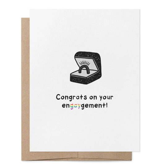 Greeting Card - Congrats on your Engaygement