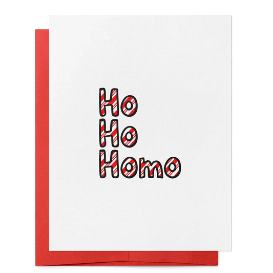 Christmas Card - Ho Ho Homo