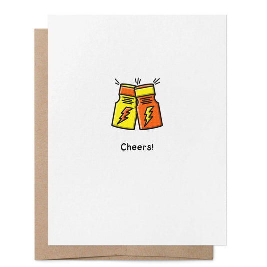 Greeting Card - Cheers Poppers