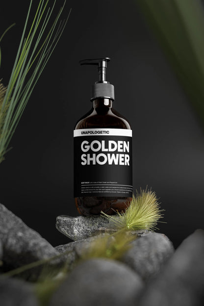 Body Wash - GOLDEN SHOWER (Dark Cedar & Peppermint)