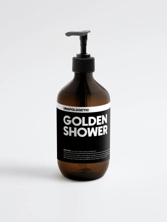 Body Wash - GOLDEN SHOWER (Dark Cedar & Peppermint)