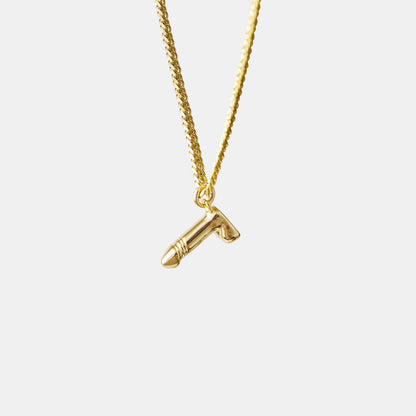 Mini Dick Curb Chain Necklace - Gold