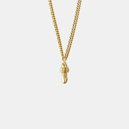 Mini Dick Curb Chain Necklace - Gold