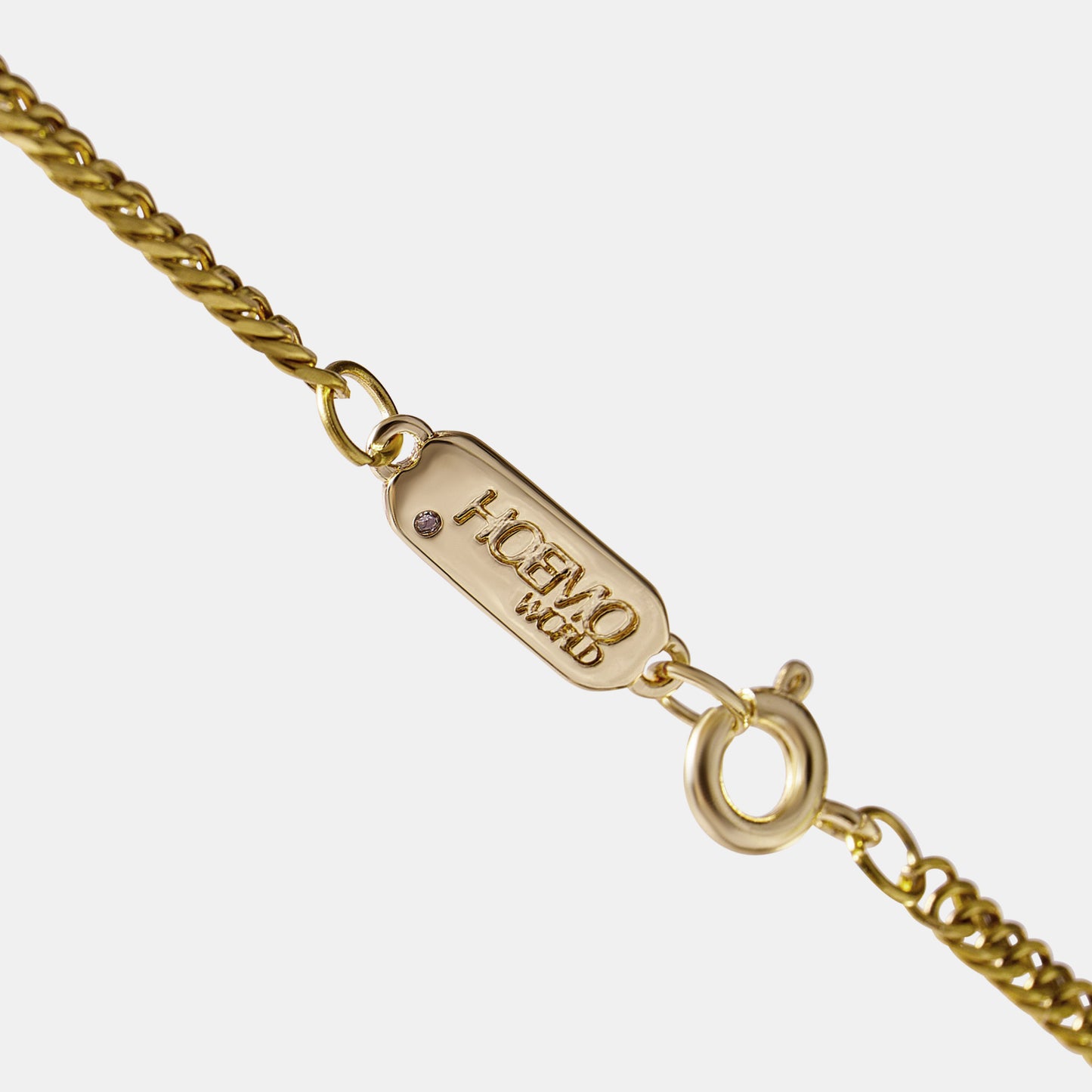 Mini Dick Curb Chain Necklace - Gold