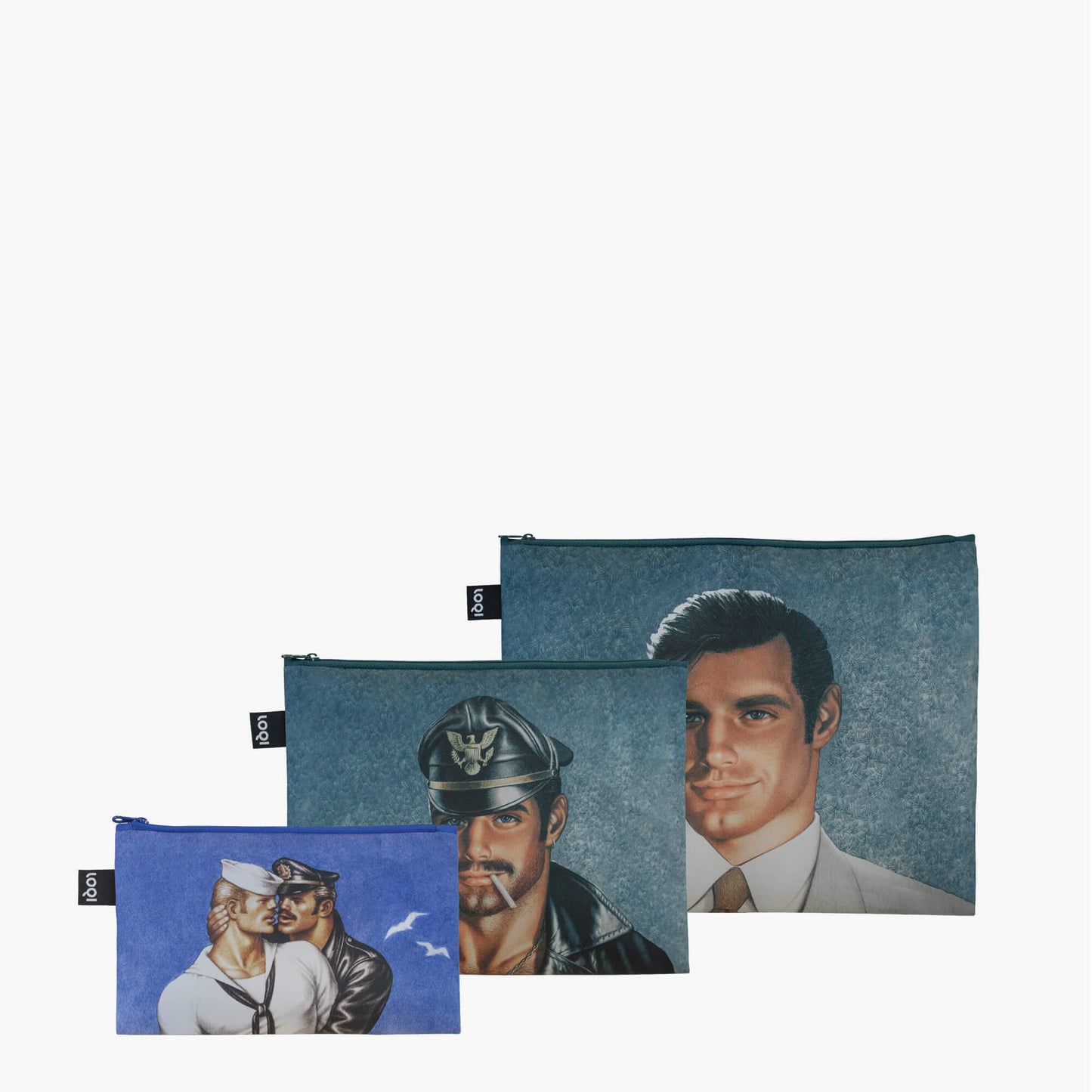 Tom of Finland Zip Pockets (Set of 3)