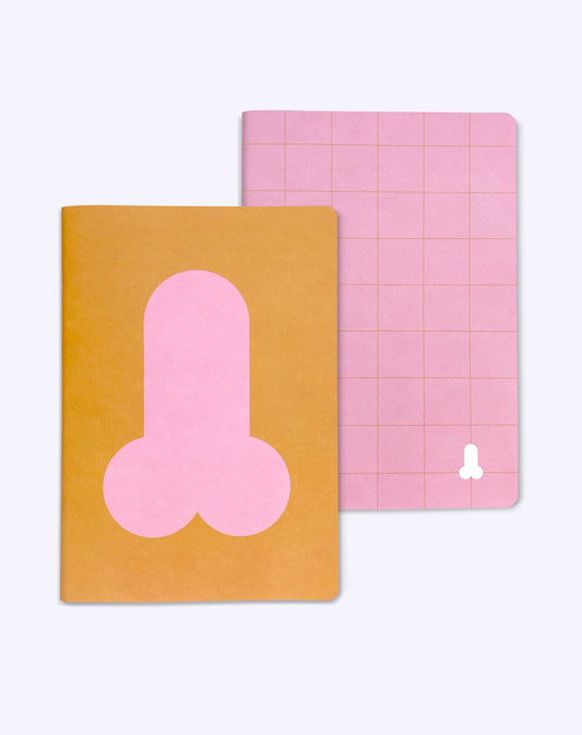 Notepad A5 - Cheeky Notes, Set of 2 Dick