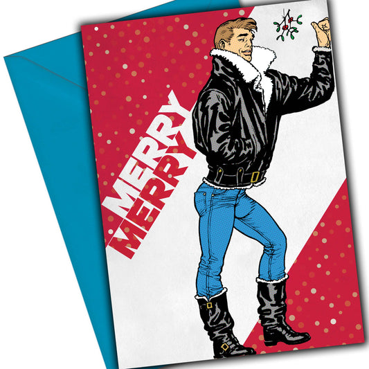 Christmas Card - Tom of Finland: Merry Merry