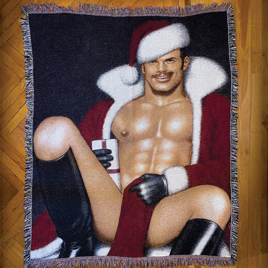 Woven Blanket - Tom of Finland "Santa"