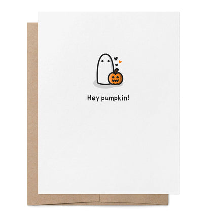 Greeting Card - Hey Pumpkin